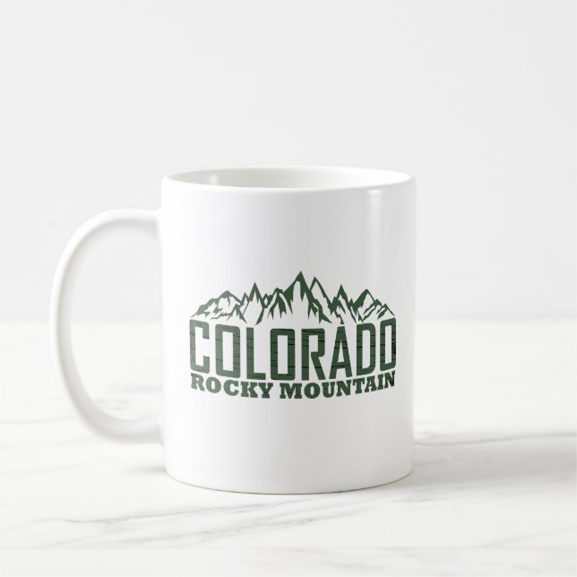 Taza De Café Montañas rocosas Colorado (Izquierda)