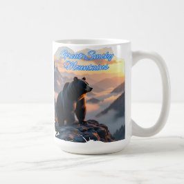 Taza De Café Montañas rusticas de gran humedecimiento oso oso n