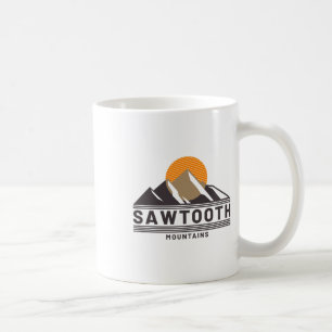 Taza De Café Montañas Sawtooth Idaho Bosque Senderismo Al Aire