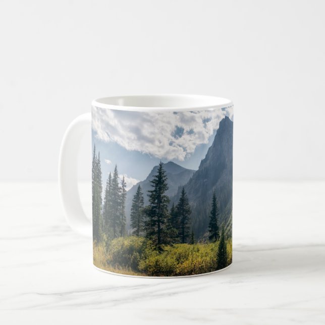 Taza De Café Montañas | Silvicultura de la Santísima Cruz, Colo (Anverso izquierdo)