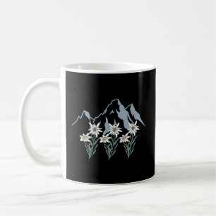 Taza De Café Montañas Suiza Alpes Edelweiss Basket Alpine