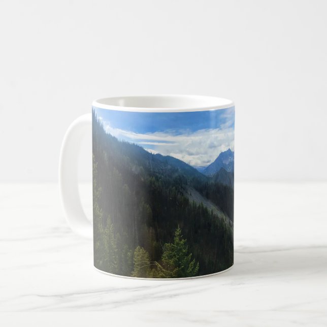 Taza De Café Montañas Wallowa, OR (Anverso izquierdo)