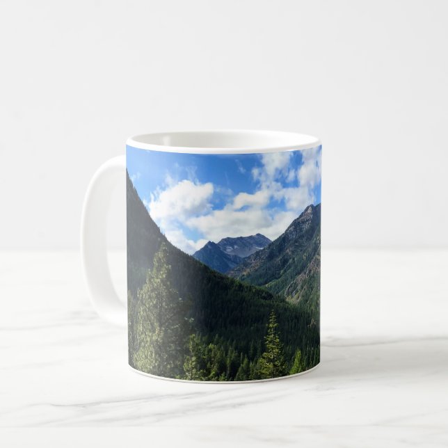 Taza De Café Montañas Wallowa, OR (Anverso izquierdo)