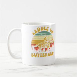 Taza De Café Montar a Caballo en Silla de Montar Country Wester