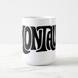 Taza De Café Montauk diseño retro vintage Nueva York Hamptons