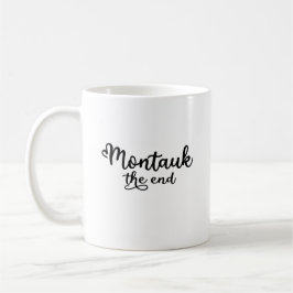 Taza De Café Montauk El Fin Vacaciones en la playa de Hamptons 