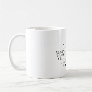 Taza De Café Monte Estúpido Dunning Kruger Efecto Café Mug