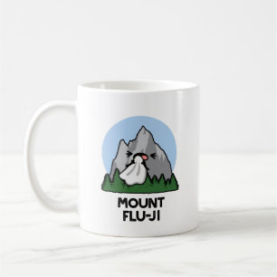 Taza De Café Monte Flu-ji Funny Mountain Pun