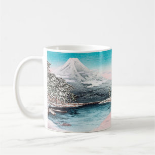 Taza De Café Monte Fuji de Tagonoura, Nieve Hiroaki Takahashi