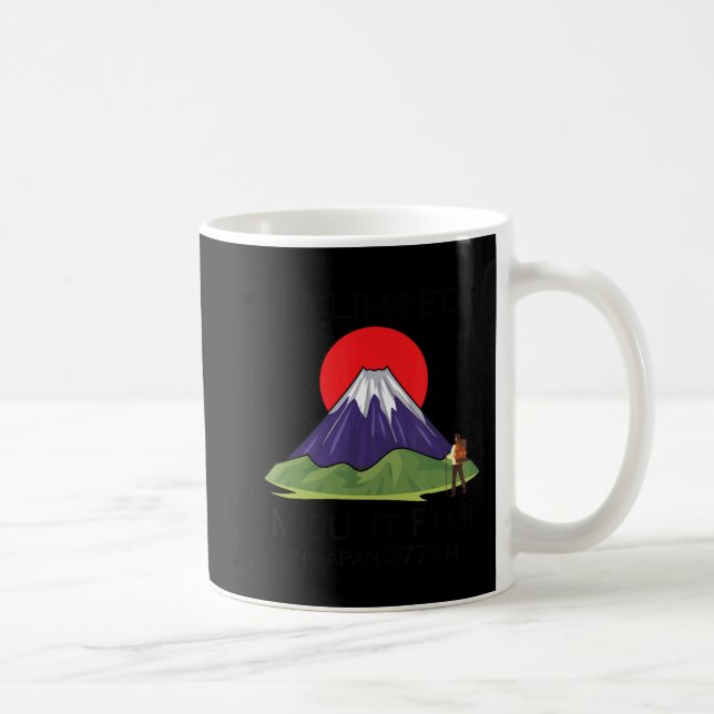 Taza De Café Monte Fuji en escalada (Derecha)