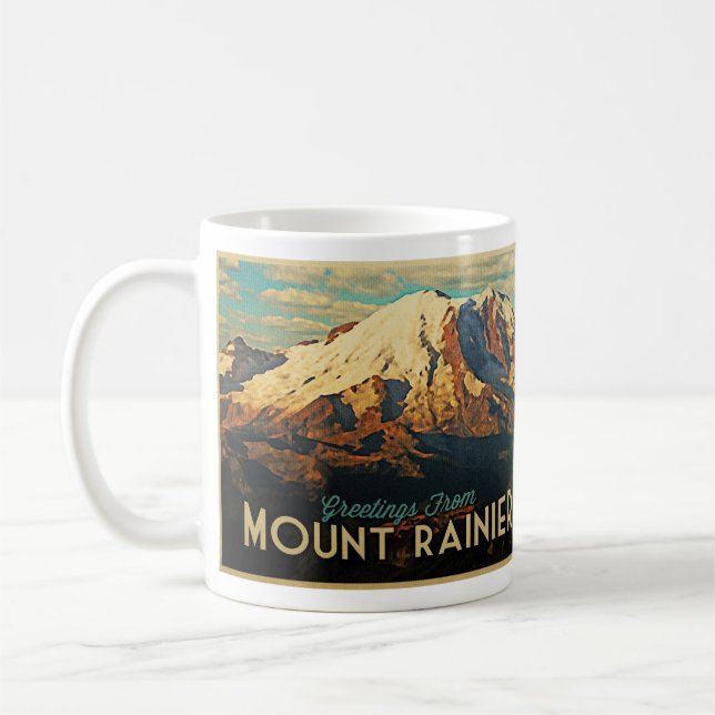 Taza De Café Monte Rainier (Izquierda)