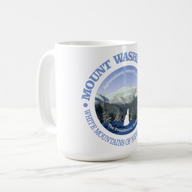 Taza De Café Monte Washington (Anverso izquierdo)