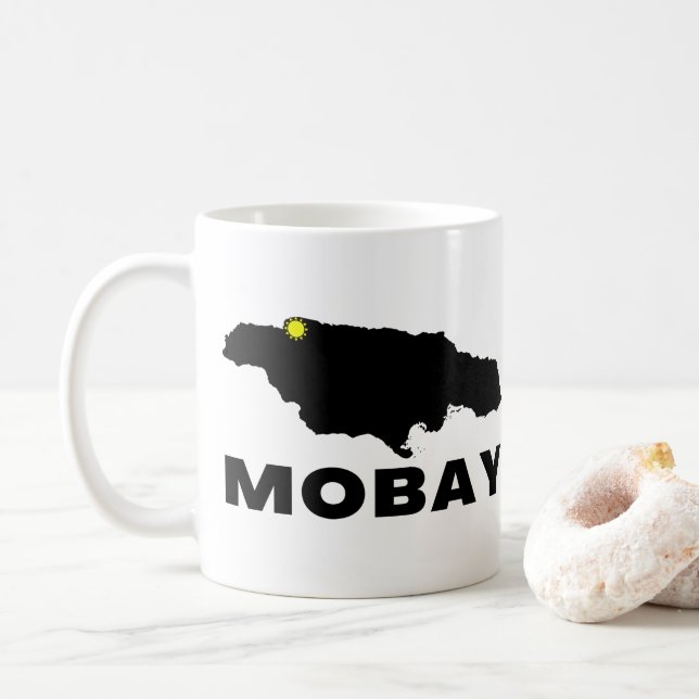 Taza De Café Montego Bay 'Mobay' Jamaica (Con donut)