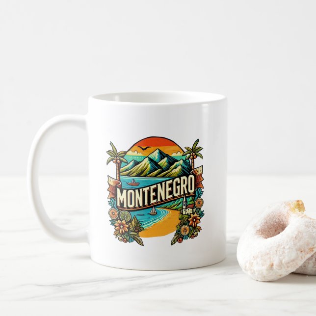 Taza De Café Montenegro (Con donut)