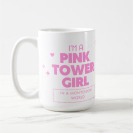 Taza De Café Montessori Pink Tower Mug