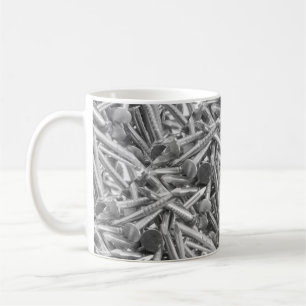Taza De Café Montón de las uñas del carpintero