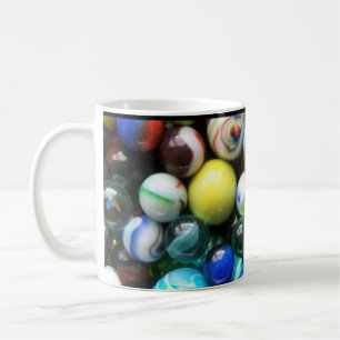Taza De Café Montones de mármoles coloridos