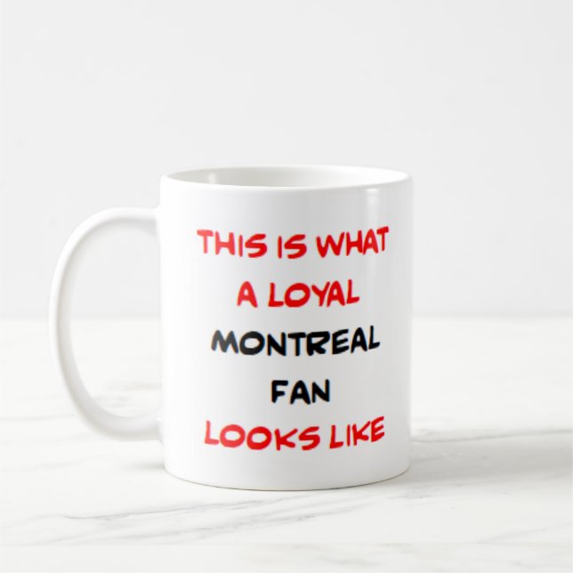 Taza De Café montreal fan, loyal (Izquierda)