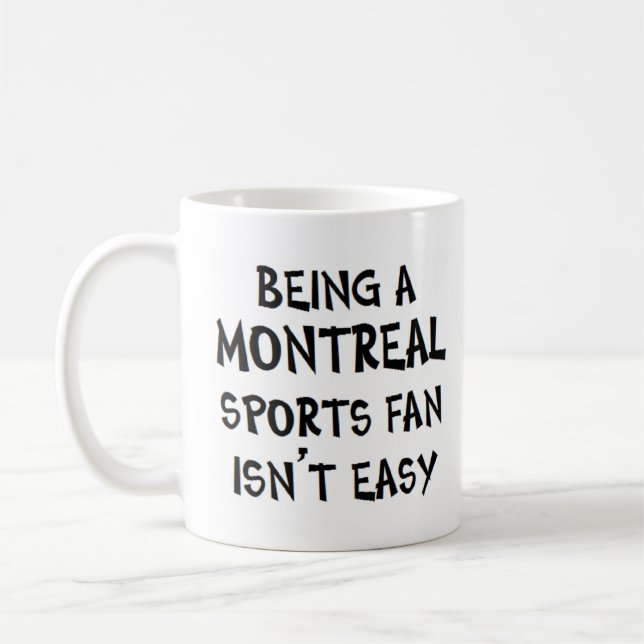 Taza De Café montreal sports fan, being (Izquierda)
