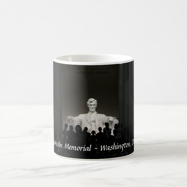 Taza De Café Monumento a Lincoln - Washington, DC Mug (Centro)
