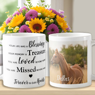 Taza De Café Monumento conmemorativo a los caballos del Mascota