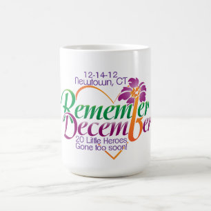 Taza De Café Monumento conmemorativo de diciembre en Newtown