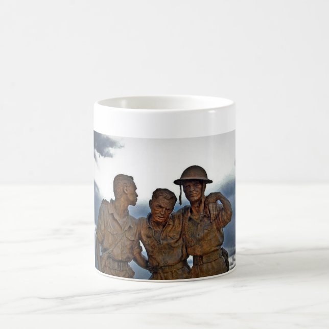 Taza De Café Monumento de marzo de la muerte de Bataan (Centro)