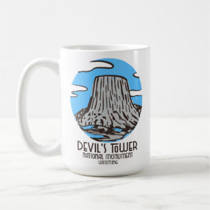 Taza De Café Monumento Nacional Torre del Diablo Wyoming