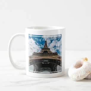 Taza De Café Monumentos   Mirando hacia la Torre Eiffel