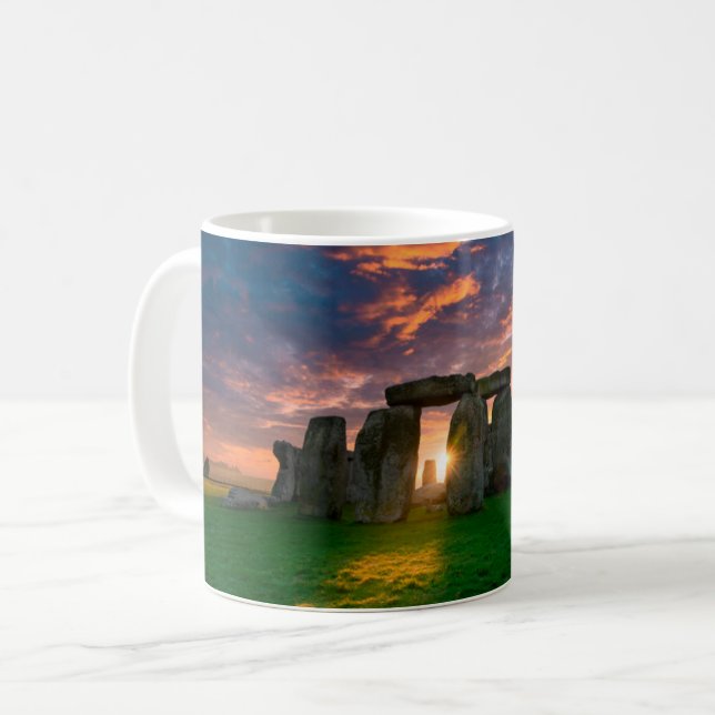Taza De Café Monumentos | Stonhenge, Inglaterra (Anverso izquierdo)