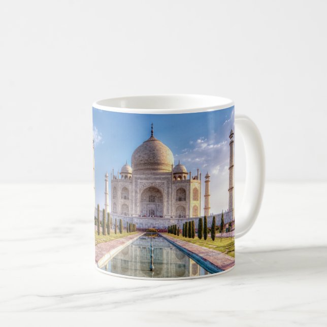 Taza De Café Monumentos | Taj Mahal Sunrise (Anverso derecho)
