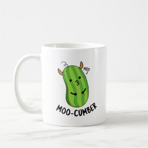 Taza De Café Moo-cumber Funny Veggie Cucumber Pun