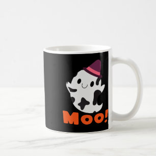 Taza De Café ¡Moo! Famosas Chicas de Halloween Fantasma de Vaca