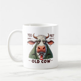 Taza De Café Moo Moody Old Cow