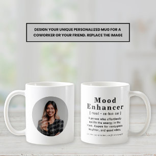 Taza De Café Mood Enhancer Personalized Photo Office Gift Tea