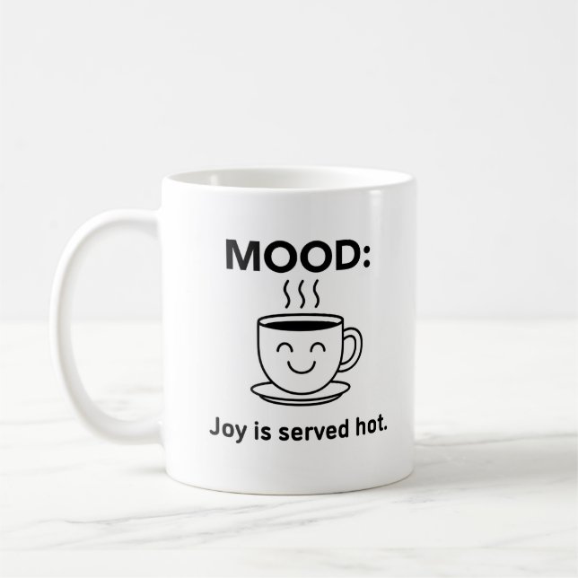 Taza De Café Mood Mugged 2—Smiley Face (Izquierda)