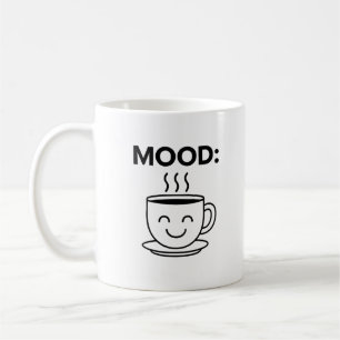 Taza De Café Mood Mugged—Smiley Face