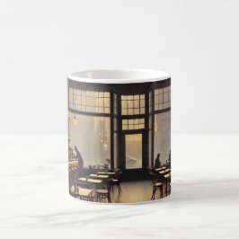 Taza De Café Moody Cafe en San Francisco Mug Postcard