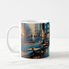 Taza De Café Moody Cafe en San Francisco Mug Postcard