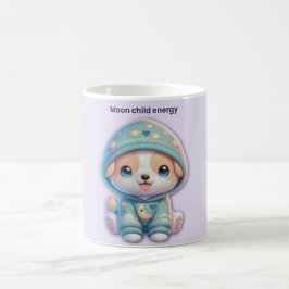 Taza De Café Moon Child Energy Dog Mug
