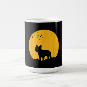 Taza De Café Moon Halloween inspira regalo de Bulldog francés