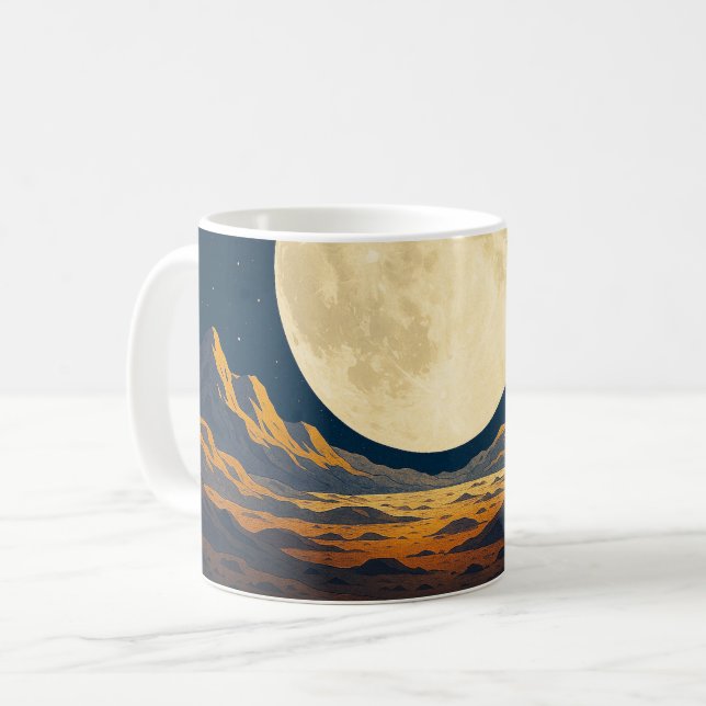 Taza De Café Moon Horizon (Anverso izquierdo)