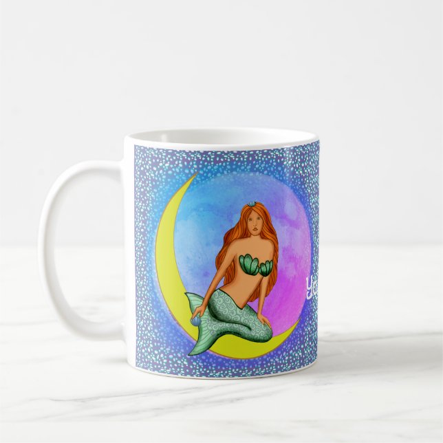 Taza De Café Moon Mermaid (Izquierda)