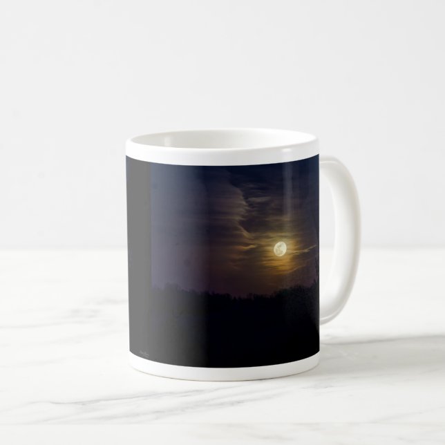 Taza De Café Moon Silhouette Coffee Mug (Anverso derecho)