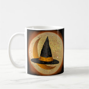 Taza De Café Moon Witch Gorra personalizados mugs