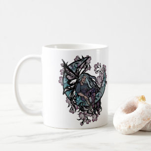 Taza De Café MoonChild Fairy Fairies Moon Child Diosa de la lun