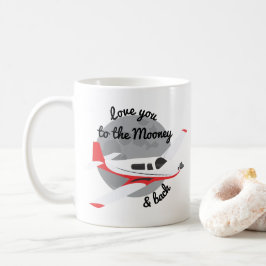 Taza De Café Mooney Airplane Mug, te quiero para el dinero y vo