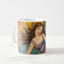 Taza De Café Moonlit Angel 