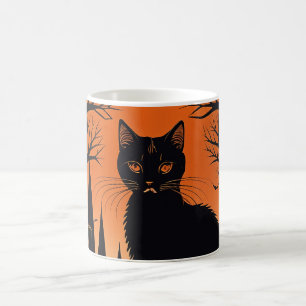 Taza De Café Moonlit Meow