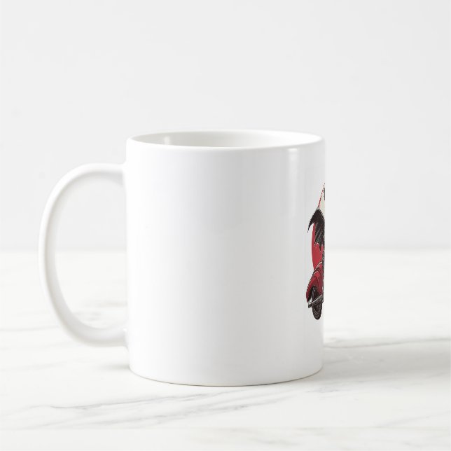 Taza De Café Moonlit Vampire Ride (Izquierda)